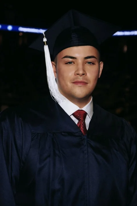 Bruno Pedroso at Penn State graduation